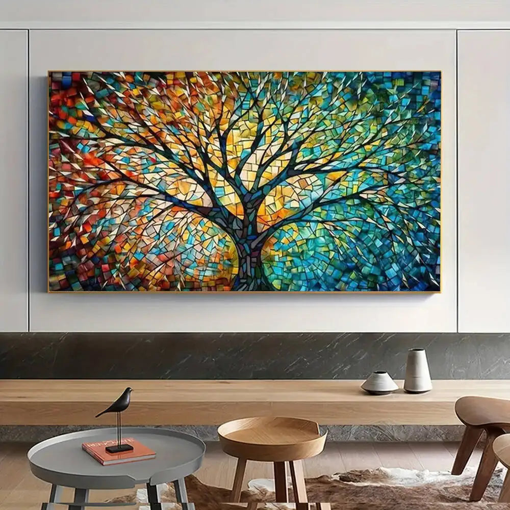 HUACAN Novelties Diamond Mosaic Tree Landscape Diamond Painting Big Size Embroidery Scenery Home Decoration Aimak Store