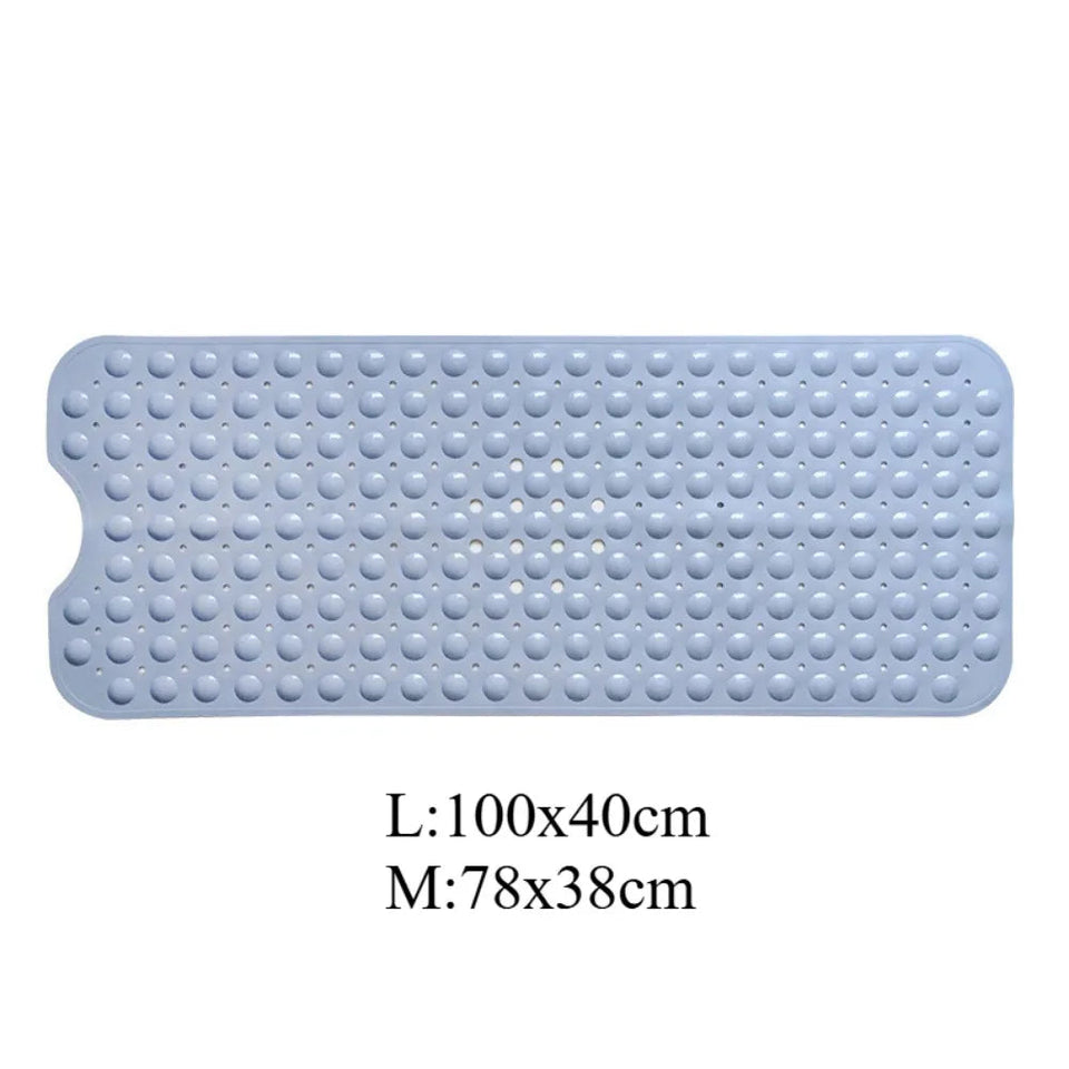 non-slip bathtub mat shower mat  with drain holes and suction cups machine washable household bathroom shower carpet bathroom Aimak Store