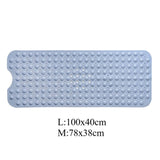 non-slip bathtub mat shower mat  with drain holes and suction cups machine washable household bathroom shower carpet bathroom Aimak Store