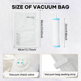 45x36x20cm Vacuum Storage Backpack Durable, Ideal for Travel Backpack  Commuter Backpack Lightweight Bag Vacuum Bag for Clothing Aimak Store