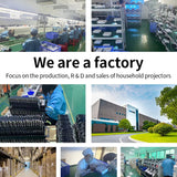 Salange P35 Android 10 Projector WIFI Portable MINI Video Beamer Smart TV 1280*720dpi for Game Movie Home Cinema 1080P 4K Video Aimak Store