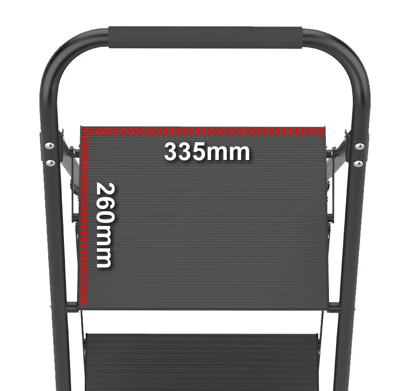 Small Household Folding Ladder Multifunctional Herringbone Ladder Compact Step Stool for Indoor Use Rack Ladder Design