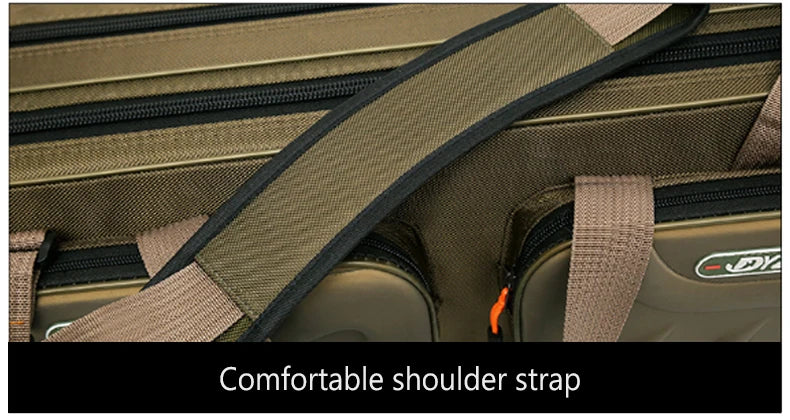 NON-Foldable 2/3/4 Layer Fishing Rod Tackle Bag 80/100/120/130CM Multifunctional Fish Reel Lure Line Tools Storage Case Gear Aimak Store