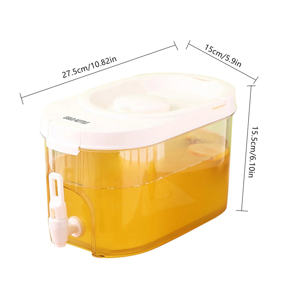 Large Cold Kettle Refrigerator With Faucet Lemonade Bottle Drinkware Kettle Pot Beverage Dispenser Home Cool Water Jug Bucket Aimak Store