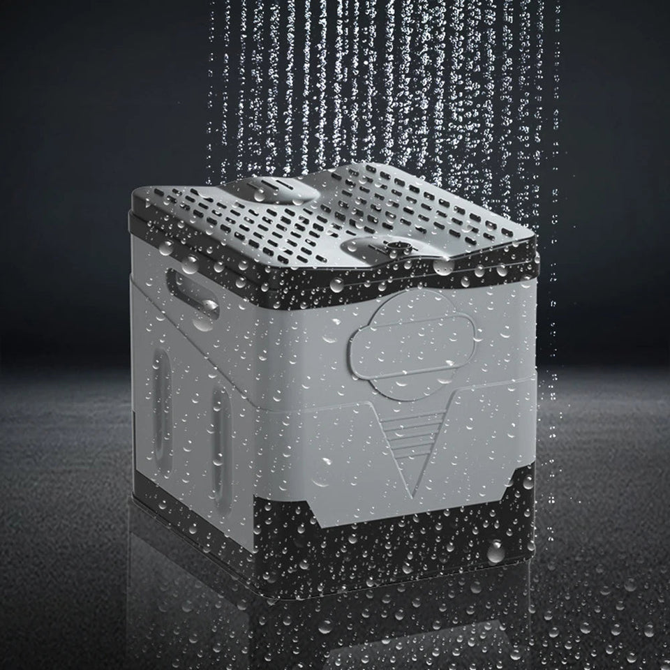 Car Toilet Bucket Strong Bearing Capacity Car Trash Can Emergency Self-driving Travel Portable Outdoor Camping Folding Toilet Aimak Store