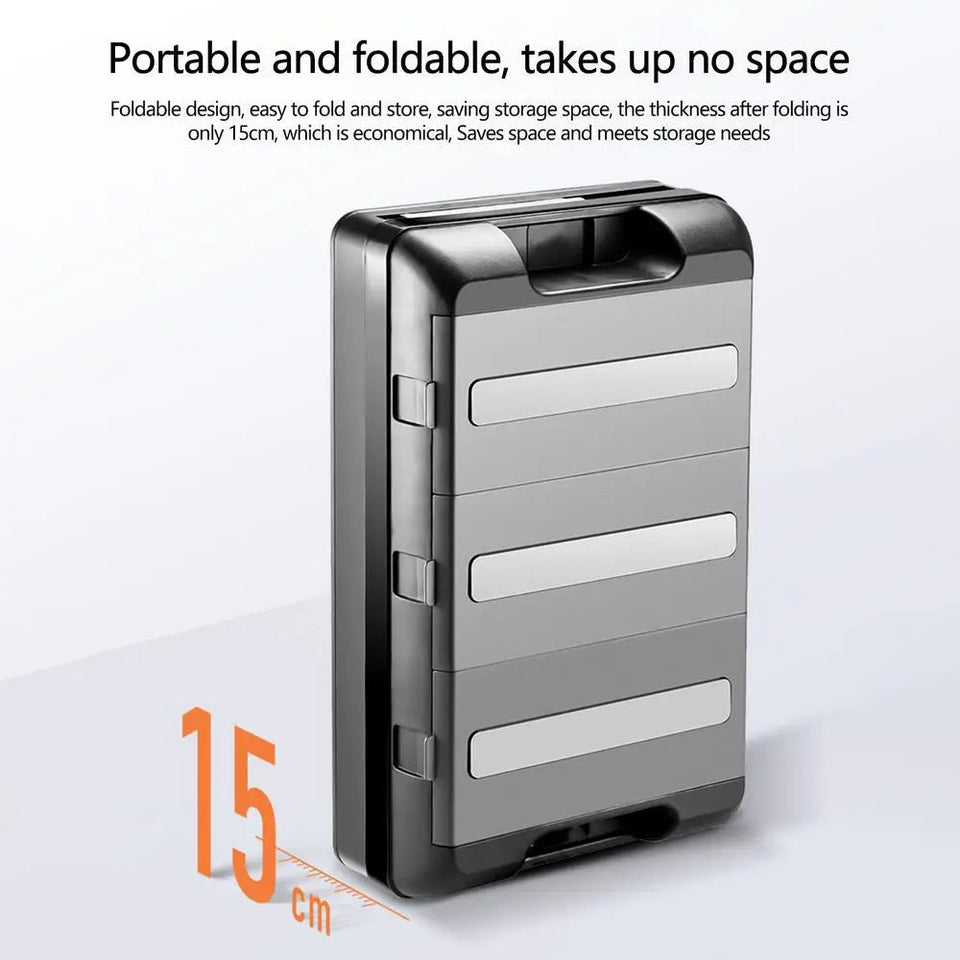 Camping Box Car Trunk Organizer Storage Box Multifunctional Large Capacity Collapsible Storage Boxes For Car Truck Aimak Store