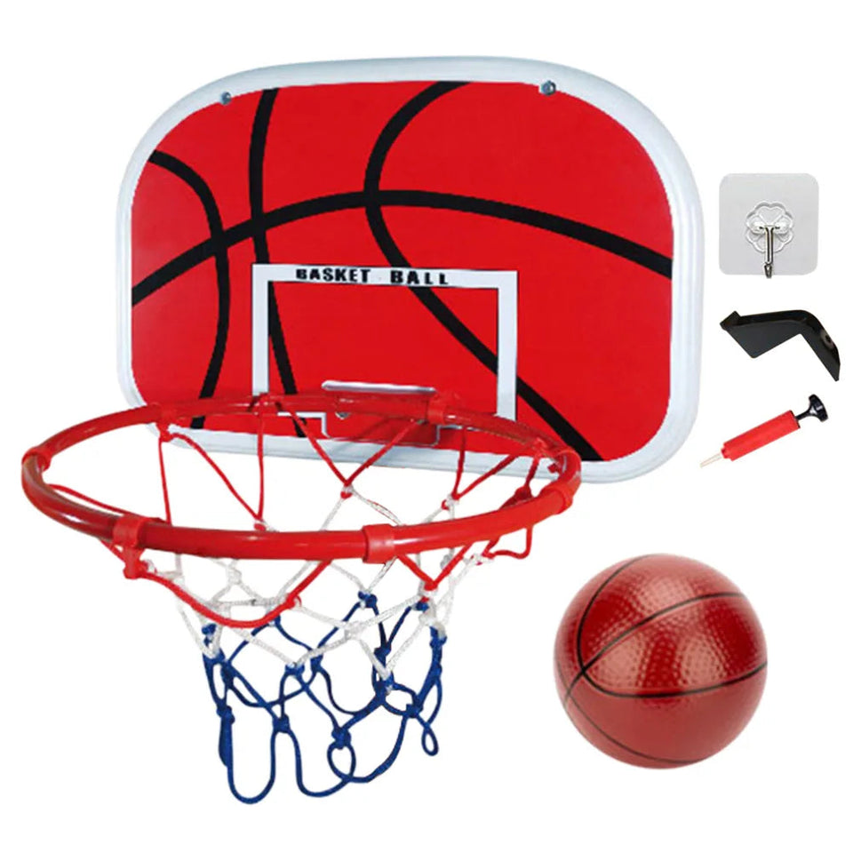 Basketball Goals with Ball and Pump Portable Basketball Hoop Adjustable Portable Basketball Hoop Indoor Outdoor Play for Kids Aimak Store
