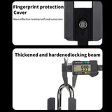 Smart Fingerprint Padlock Keyless Security Password Locker Anti-Theft TTLOCK/Tuya APP Controls Biometric Thumbprint Door Lock Aimak Store
