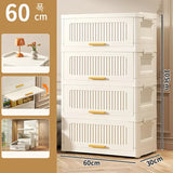4 Floor Multifunctional Folding Storage locker Thickening Folding Wardrobe Storage Cabinet Home Folding Storage Box With Pulley Aimak Store
