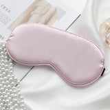 Eye Cover Imitated Silk Sleep Eye Mask Sleeping Padded Shade Patch Eyemask Blindfolds Portable Travel Eyepatch Travel Relax Rest Aimak Store