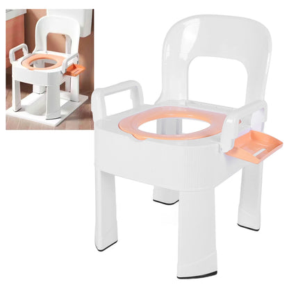 Commode Chair Commode Shower Chair Detachable Folding Non Slip Strong Load Bearing Toilet Safety Chair for Bathroom Squat Toilet