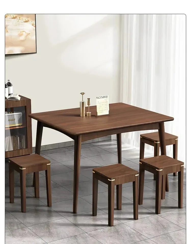 Decorative Wooden Stool Dining Chair Multifunctional Portable Benches Small Furniture Kitchen Meble Ogrodowe Chairs Luxury Aimak Store