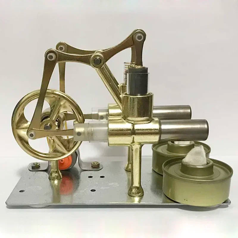 Stirling Engine Miniature Model with Balance, Steam Power Technology, Scientific Power Generation, Experimental Toy Aimak Store