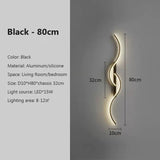 LED Wall Lamp 60/80/100CM Smart Remote Control Adjustable Color Temperature Brightness Bedroom Bedside Living Room Wall Sconces Aimak Store