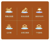 Rocking Chair Folding Nordic Balcony Lazy Chair Adult Leisure Technology Cloth Rocking chairs Sofa Bedroom Garden Lounge Seat Aimak Store