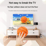 Foam Basketball Silent Mute Ball For Kids Indoor Safe Soft Squeezable Bouncing Toy No Noise Play Gym Home Training Aimak Store