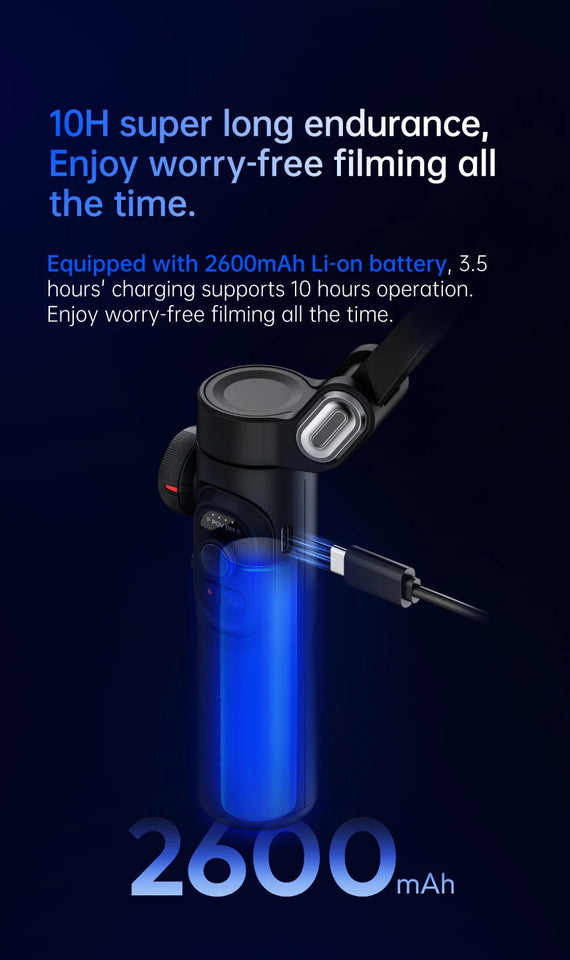 AOCHUAN Smart XE 3-Axis Handheld Gimbal Stabilizer for Smartphone iPhone Android Face Tracking Tiktok Vlog Live Streaming Aimak Store