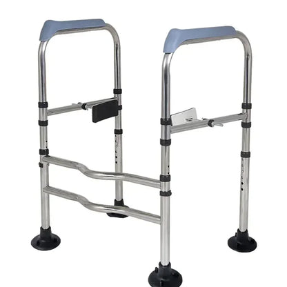 Non Slip Bathroom Armrest Easy To Install Toilet Chair Stainless Steel Lavatory Support Frame Foldable Safety Shower Seat