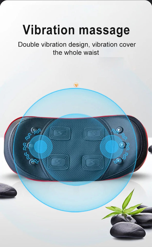 Electric Waist Massager Lumbar Traction Airbag Inflatable Lumbar Spine Back body Massage Vibration Relief Health Traction Therap Aimak Store