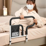 Bedside Guardrail for Elderly/Pregnant Women, Stainless Steel Bed Side Rail Protection Device, Adult Bed Handrail for Most Bed Aimak Store