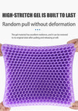 Gel Seat Cushion Summer Breathable Honeycomb Design For Pressure Relief Back Tailbone Pain - Home Office Wheelchair Chair Cars Aimak Store