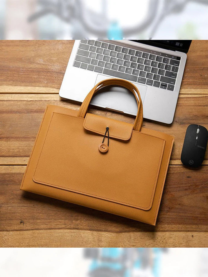 Lightweight Laptop Bag/Business Bag Briefcase, Large Capacity Storage Bag ,Applicable MacBook Air 13 Pro 14 16 Huawei 15.6 Inch Aimak Store