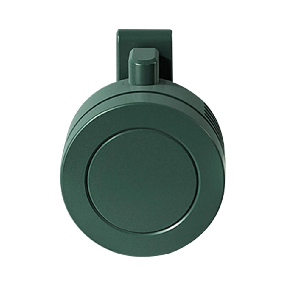 Mini Clip Fan Hanging Waist Neck Fan Girl Electric Air Cooling Fan 900mah USB Leafless Fan 3 Speeds Portable Cooler Air Aimak Store