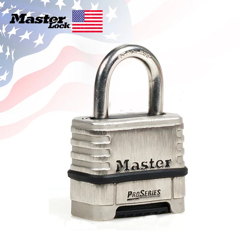 1/2Pcs Master Lock ProSeries Stainless Steel Anti-theft Waterproof Padlock Home Dormitory Outdoor Password Lock 1174 Aimak Store