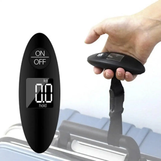 40kg/100g Digital Electronic Luggage Scale Portable Suitcase Scale Travel Bag Weighting Fish Hook Hanging Scale（Without Battery）