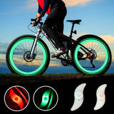 3 Lighting Mode LED Neon Bicycle Wheel Spoke Light Waterproof Color Bike Safety Warning Light Cycling Lamp Bicycle Accessories Aimak Store