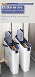 JOYBOS 40cm Spin Flat Mop Set Hand Free Wring With Dual Chamber Bucket Washable Microfiber Wet&Dry For Home Floor Cleaning Mops Aimak Store