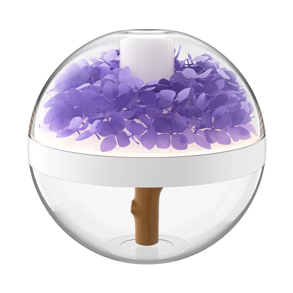 270ML Air Humidifier USB Rechargeable 800mAh Home Hydration Humidifier Colour LED Light Mist Maker Flower Humidificador Aimak Store