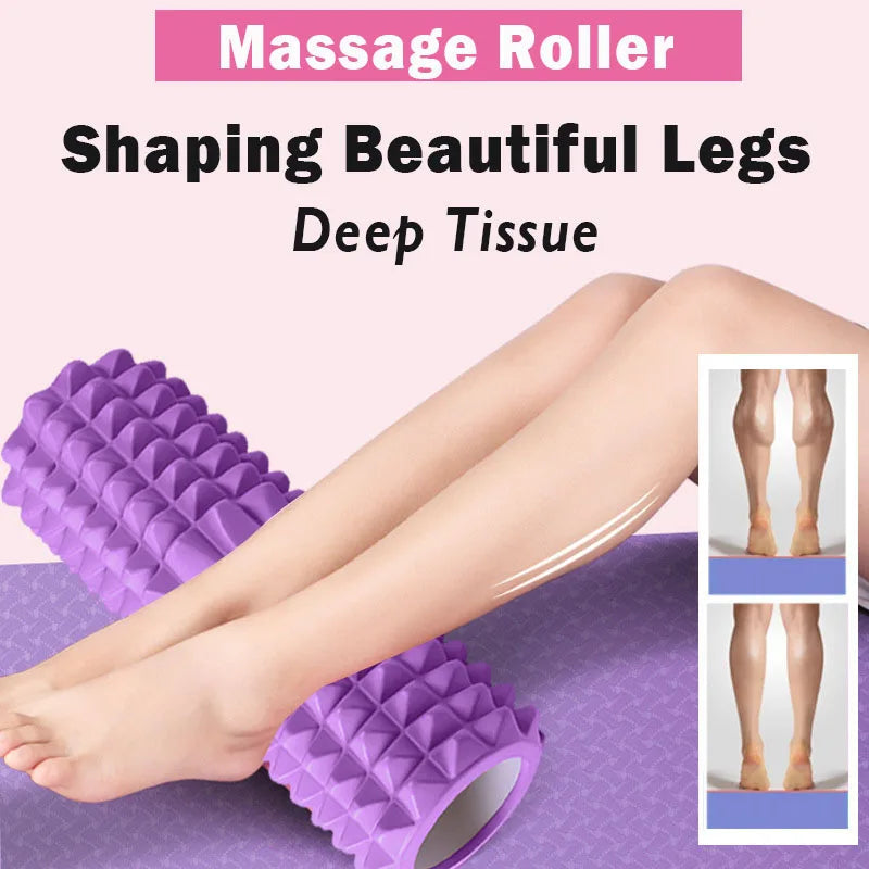 30cm Yoga Column Gym Fitness Pilates Foam Roller Exercise Back Massage Roller Yoga Brick Home Fitness Equipment Aimak Store