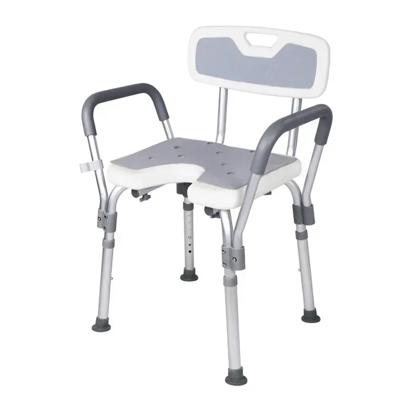 Adult bath chair Bathroom Chair Shower Seat Adjustable Height Shower Chair for Senior Bath Chair for Elderly Bathroom Stool Aimak Store