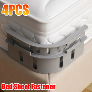 4PCS Neat Sheets Invisible Bed Sheet Holder Clips No Slip NeedleFree Grippers Secure Safe Bedding Anti-Shift Fasteners Home Crib Aimak Store