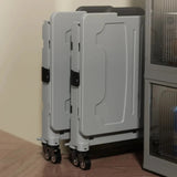 Portable and Foldable Shopping Cart,Home Multifunctional Grocery Cart, Outdoor Trolley Cart, Stall, Camping and Storage Box Aimak Store