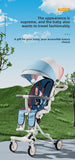 Ultra-light Foldable Baby Stroller Child High Viewpoint Sit-Lie Baby Pushchair Infant Pram Toddler Walker Kids Wheelbarrow Aimak Store
