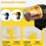 Automatic fish tank feeder intelligent timing automatic feeder aquarium goldfish feeder large capacity fish aquarium feeder Aimak Store