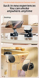 Car Mobile Brackets Double-sided Vacuum Magnetic Suction Bracket Mobile Phone Bracket Suction Cup  Folding Swivel desktop Stand Aimak Store
