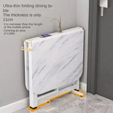 Joylove Folding Dining Table Home Imitation Rock Board Ultra-thin Multi-functional Combination Dining Table Multi-person Table Aimak Store