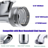 360° Swivel Faucet Extender, Water Saving Tap Sprayer with 3 Modes, for Kitchen, Bathroom Sink, RV Camper & Home Use Aimak Store