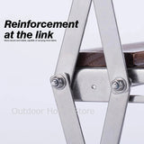 Camping Folding Shelf Outdoor Garden Wood Coffee Table Portable Lightweight Storage Rack Picnic Tourist Adjustable Shell Table Aimak Store