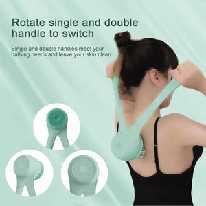 Electric Long Handle Sponge Exfoliating Body Brush For Men And Women Aimak Store