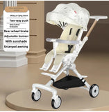 Ultra-light Foldable Baby Stroller Child High Viewpoint Sit-Lie Baby Pushchair Infant Pram Toddler Walker Kids Wheelbarrow Aimak Store