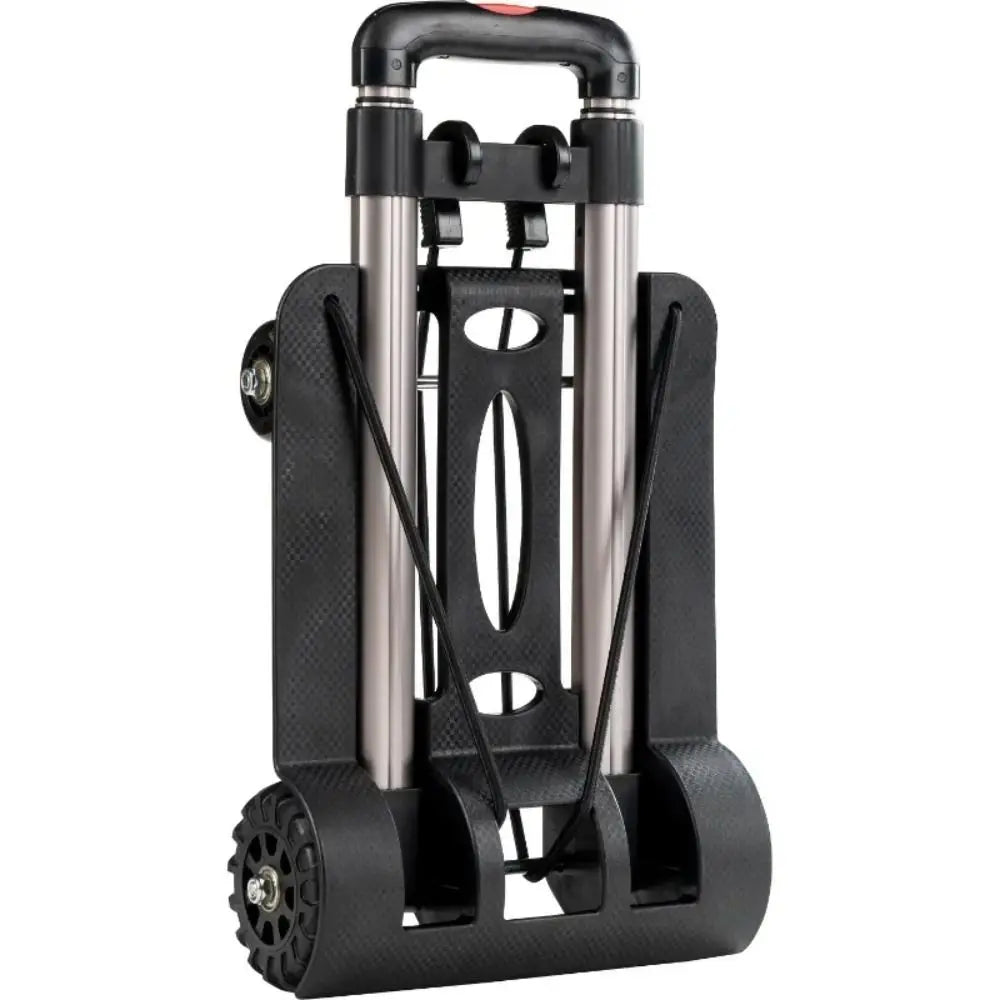 New Aluminum Alloy Plastic Garden Cart Lightweight Universal Vegetable Cart Black Shopping Cart Aimak Store