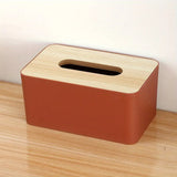 1pc Tissue Box Cover for Disposable Paper Facial Tissue, Rectangular Holder for Desk, Office Aimak Store