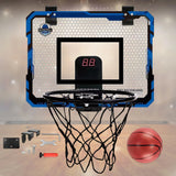Kids Mini Basketball Hoop With Electronic Scoreboard Ball Sport Backboard Outdoor Indoor Excersise Accessory Funny Game Toys Aimak Store