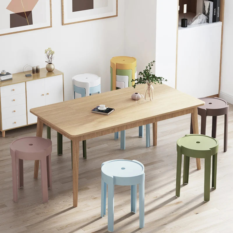 Plastic Modern Chair Floor Leisure Balcony Portable Dining Chair Fashionable Living Room Chaise Scandinave Japanese Furniture Aimak Store