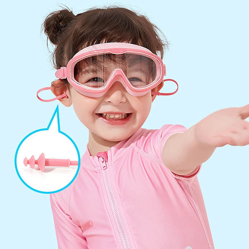 Swim Goggles For Kids Toddler 3-15 Anti Fog No Leak Clear Wide Vision Swim Glasses Boys Girls Pool Beach Swimming Accessories Aimak Store