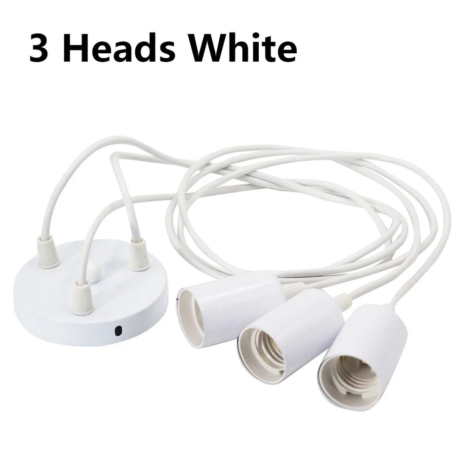 Linear Pendant Lights E27 Simple Black/white/silver 90-260v Bar Cafe Indoor Lighting Fixtures Decoration Hanging Lamp Restaurant Aimak Store